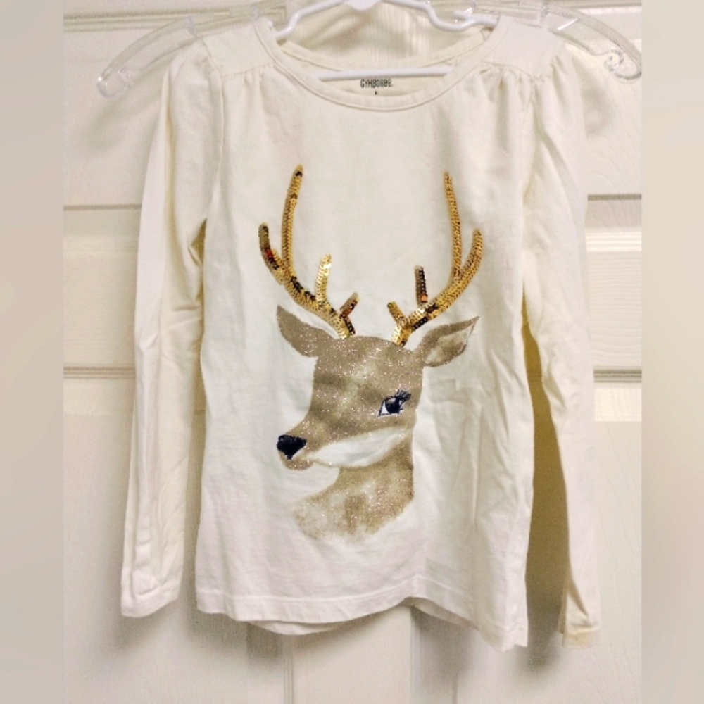 CHRISTMAS - DEER - GYMBOREE - SHIRT